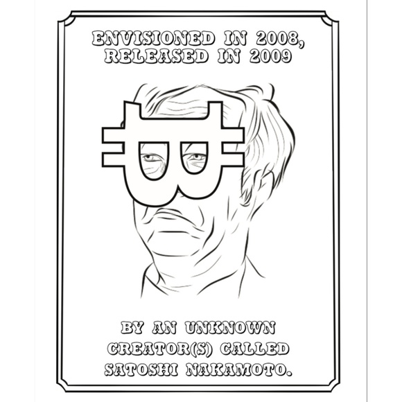 BNew SIGNED Copy The Original Bitcoin Childeren's Educational Coloring Book - Picture 3 of 6